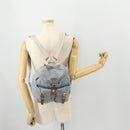 PRADA Backpack Nylon Light Blue Silver Auth hk3498A-32