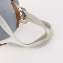 PRADA Backpack Nylon Light Blue Silver Auth hk3498A-8