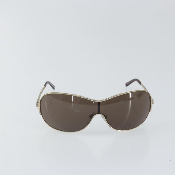 Salvatore Ferragamo Sunglasses metal Brown Auth hk3513