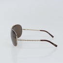 Salvatore Ferragamo Sunglasses metal Brown Auth hk3513-4