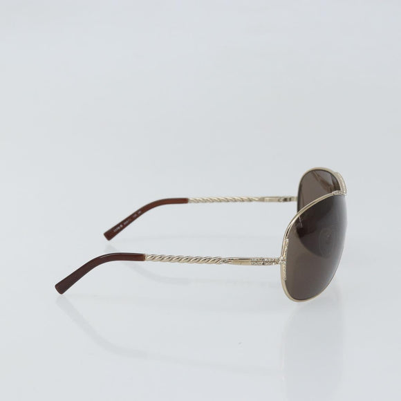 Salvatore Ferragamo Sunglasses metal Brown Auth hk3513