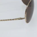 Salvatore Ferragamo Sunglasses metal Brown Auth hk3513-9