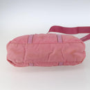 PRADA Hand Bag Nylon 2way Pink Silver Auth hk3514-5