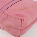 PRADA Hand Bag Nylon 2way Pink Silver Auth hk3514-10