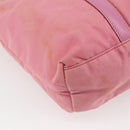 PRADA Hand Bag Nylon 2way Pink Silver Auth hk3514-17