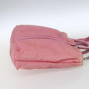 PRADA Hand Bag Nylon 2way Pink Silver Auth hk3514-4