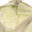 PRADA Shoulder Bag Nylon Ivory Silver Auth hk3516-20