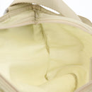 PRADA Shoulder Bag Nylon Ivory Silver Auth hk3516-21
