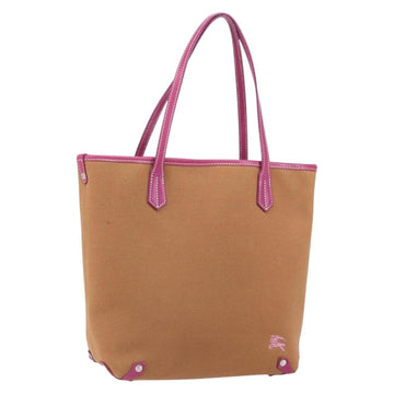 BURBERRY Blue Label Tote Bag Canvas Brown Auth hk3517