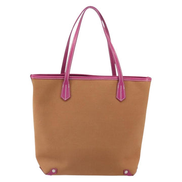 BURBERRY Blue Label Tote Bag Canvas Brown Auth hk3517 - 0