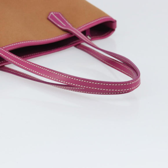 BURBERRY Blue Label Tote Bag Canvas Brown Auth hk3517