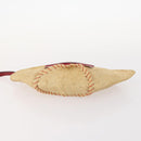 Miu Miu Chloe Clutch Bag Canvas 2 Set Beige Red Auth hk3521-14