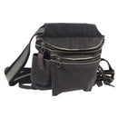 BOTTEGA VENETA Shoulder Bag Canvas Navy 121604 Auth hk3522-1