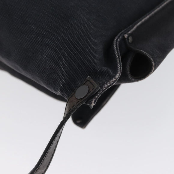 BOTTEGA VENETA Shoulder Bag Canvas Navy 121604 Auth hk3522
