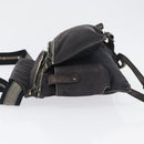 BOTTEGA VENETA Shoulder Bag Canvas Navy 121604 Auth hk3522-4