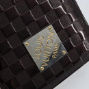 LOUIS VUITTON Damier Vernis Club Shoulder Bag Black M92129 LV Auth hk3524-18