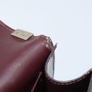 LOUIS VUITTON Damier Vernis Club Shoulder Bag Black M92129 LV Auth hk3524-9