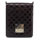 LOUIS VUITTON Damier Vernis Club Shoulder Bag Black M92129 LV Auth hk3524-13
