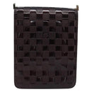 LOUIS VUITTON Damier Vernis Club Shoulder Bag Black M92129 LV Auth hk3524-2