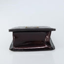 LOUIS VUITTON Damier Vernis Club Shoulder Bag Black M92129 LV Auth hk3524-6