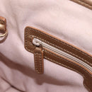 BVLGARI Tote Bag Leather Gold Tone Auth hk3527-20