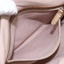 BVLGARI Tote Bag Leather Gold Tone Auth hk3527-21