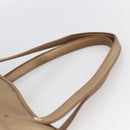 BVLGARI Tote Bag Leather Gold Tone Auth hk3527-8