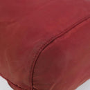 PRADA Drawstring Pouch Nylon Red Auth hk3533-16
