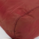 PRADA Drawstring Pouch Nylon Red Auth hk3533-14