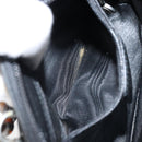 GUCCI Bamboo Hand Bag Patent 2way Black Silver 007 1014 0231 0 Auth hk3535-11