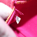 PRADA Canapa PM Hand Bag Canvas Pink Gold Auth hk3537-12