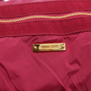 Miu Miu Shopper Tas Nylon Roze Goud Auth hk3540-17