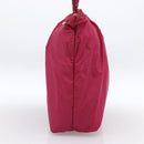 Miu Miu Shopper Tas Nylon Roze Goud Auth hk3540-4