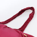 Miu Miu Shopper Tas Nylon Roze Goud Auth hk3540-8