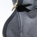 MCM Logogram Vicetos Waist bag PVC Black Gold Auth hk3543-19
