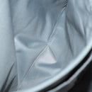 CHANEL Tote Bag Nylon Gray Silver CC Auth hk3544-20