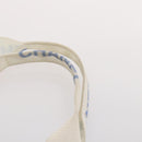 CHANEL Tote Bag Nylon Gray Silver CC Auth hk3544-8