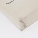 BALENCIAGA Shopping Phone Holder Shoulder Bag Leather White 593826 Auth hk3545-15