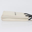 BALENCIAGA Shopping Phone Holder Shoulder Bag Leather White 593826 Auth hk3545-3