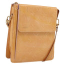 LOUIS VUITTON Monogram Vernis Motto Pouch Marshmallow Pink M91312 LV Auth hk3549-1