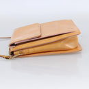 LOUIS VUITTON Monogram Vernis Motto Pouch Marshmallow Pink M91312 LV Auth hk3549-3