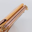 LOUIS VUITTON Monogram Vernis Motto Pouch Marshmallow Pink M91312 LV Auth hk3549-6