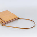 LOUIS VUITTON Monogram Vernis Motto Pouch Marshmallow Pink M91312 LV Auth hk3549-7