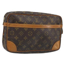 LOUIS VUITTON Monogram Compiegne 28 Clutch Bag M51845 LV Auth hk3552-1