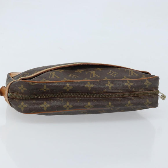 LOUIS VUITTON Monogram Compiegne 28 Clutch Bag M51845 LV Auth hk3552