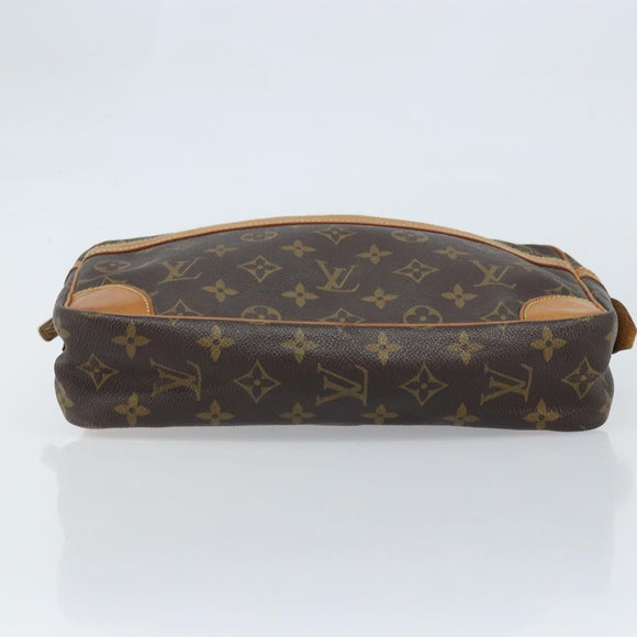LOUIS VUITTON Monogram Compiegne 28 Clutch Bag M51845 LV Auth hk3552