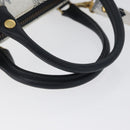 MCM Vicetos Logogram Handtas PVC Leer 2way Wit Goud Auth hk3553-7