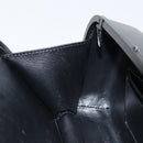 BALENCIAGA Lunch box Clutch Bag plastic Black 638209 Auth hk3554-18