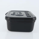 BALENCIAGA Lunch box Clutch Bag plastic Black 638209 Auth hk3554-4