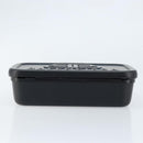 BALENCIAGA Lunch box Clutch Bag plastic Black 638209 Auth hk3554-6